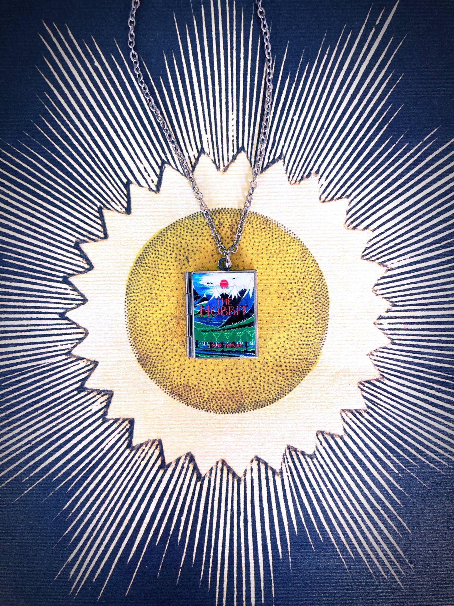 Book Locket The Hobbit: Stainless Steel