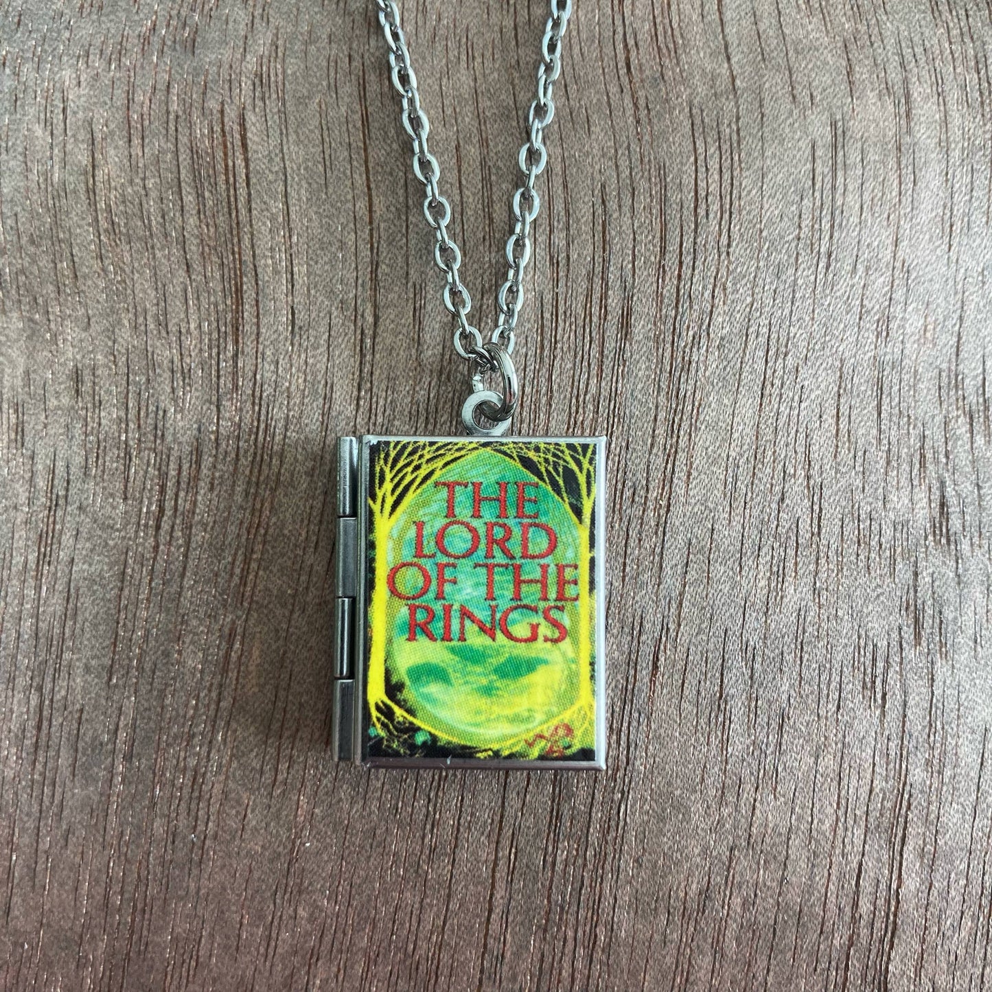 Book Locket The Lord of the Rings - Forest: Stainless Steel