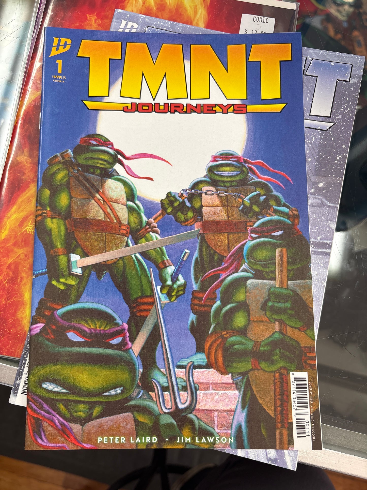 Teenage Mutant Ninja Turtles journeys #1A laird cover