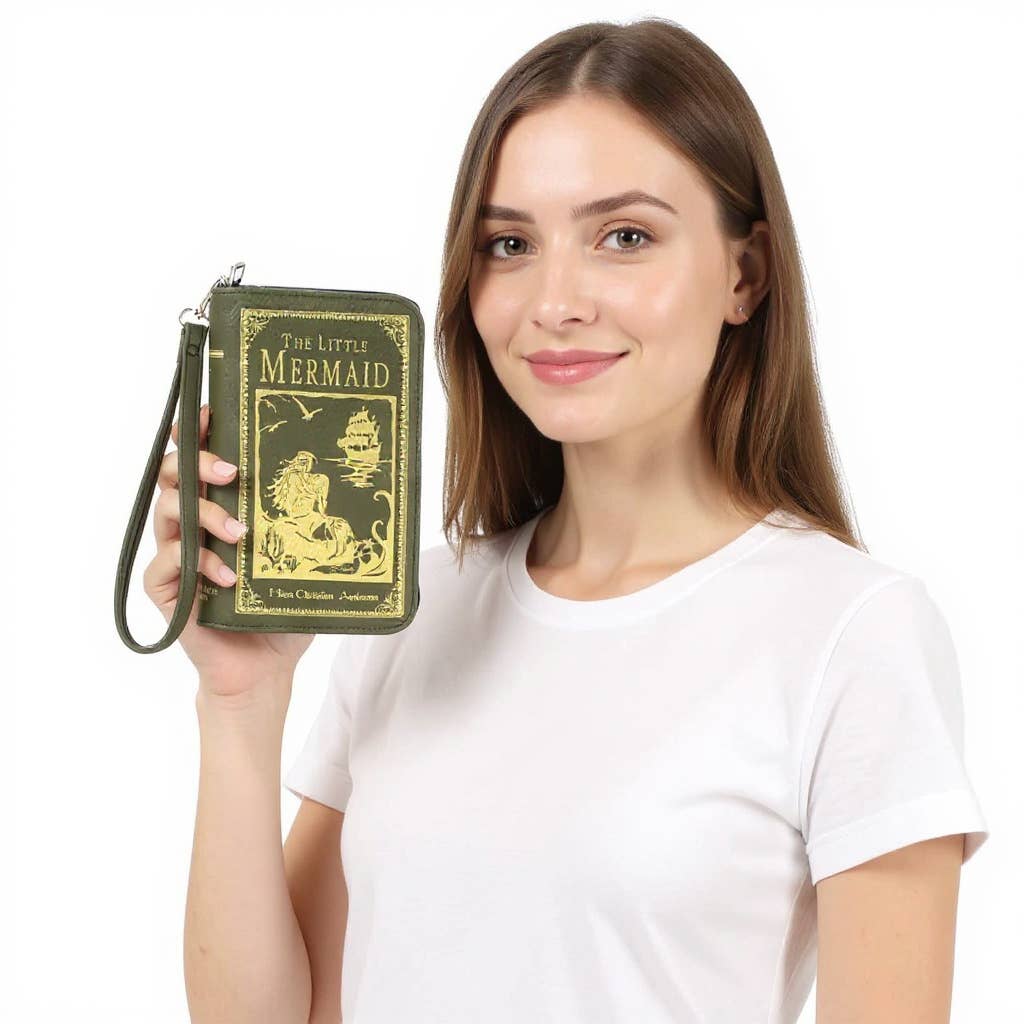 The Little Mermaid Book Wallet: Green