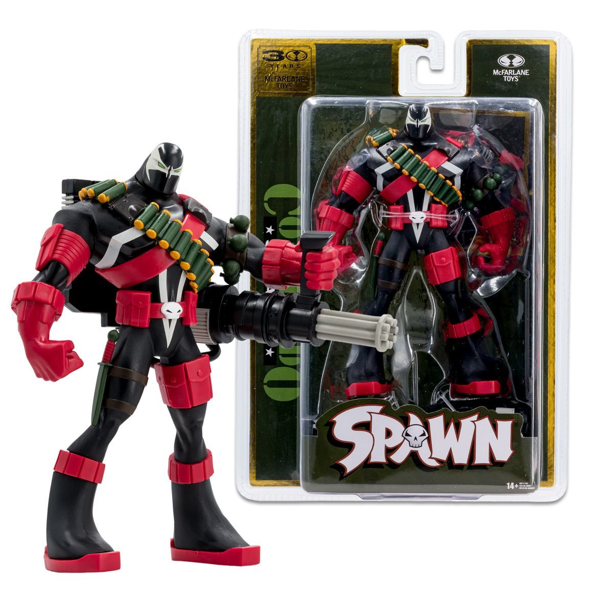 Spawn Wave 7 McFarlane Toys 30th Anniversary 7-Inch Scale Posed Figure: Commando Spawn