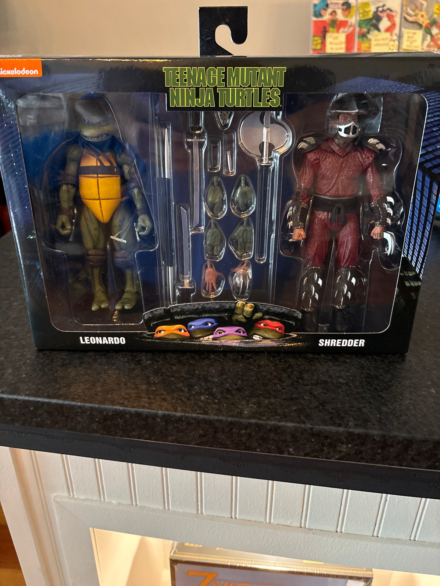 NECA Tmnt 1990 movie Leonardo the Shredder two pack (Copy)