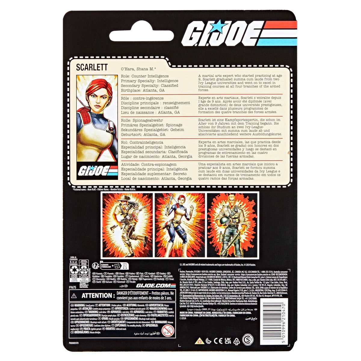G.I. Joe Classified Series 6-Inch Retro Scarlett Action Figure: