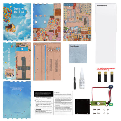 DIY Book Nook Kit: Travel with the Wind