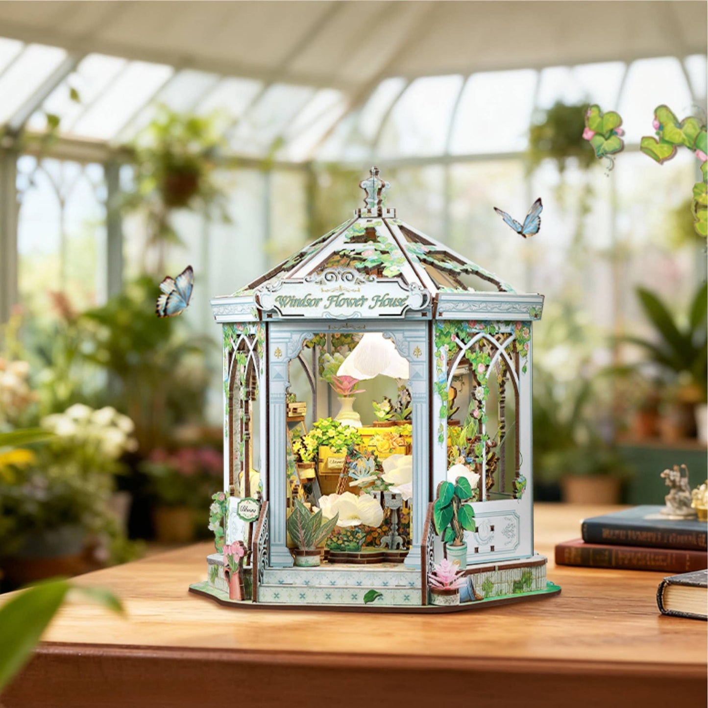 DIY Miniature House Kit: Windsor Flower House