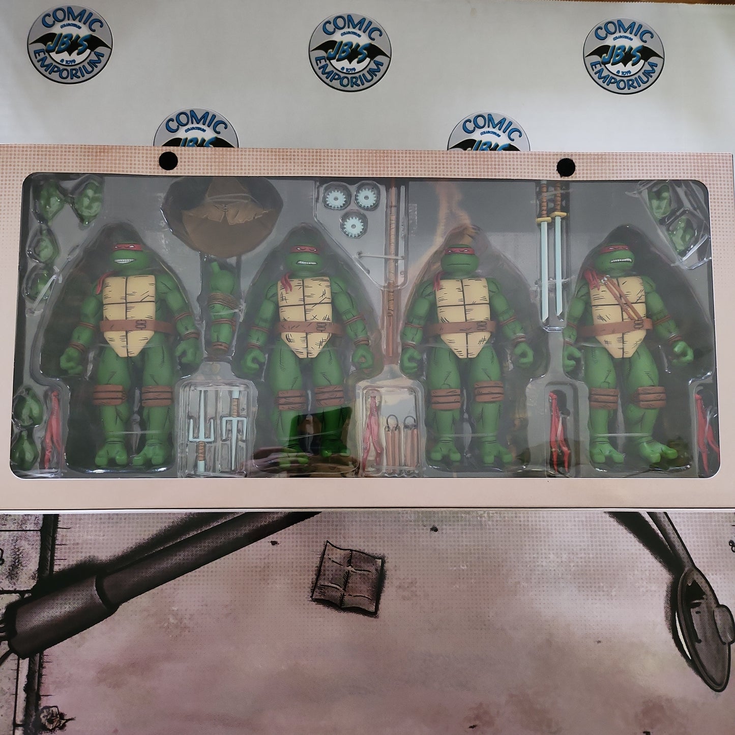 NECA TMNT Mirage 4 pack