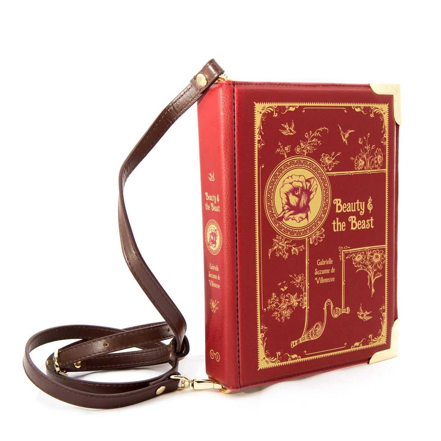 The Beauty and The Beast Book Crossbody Vegan Handbag: Small