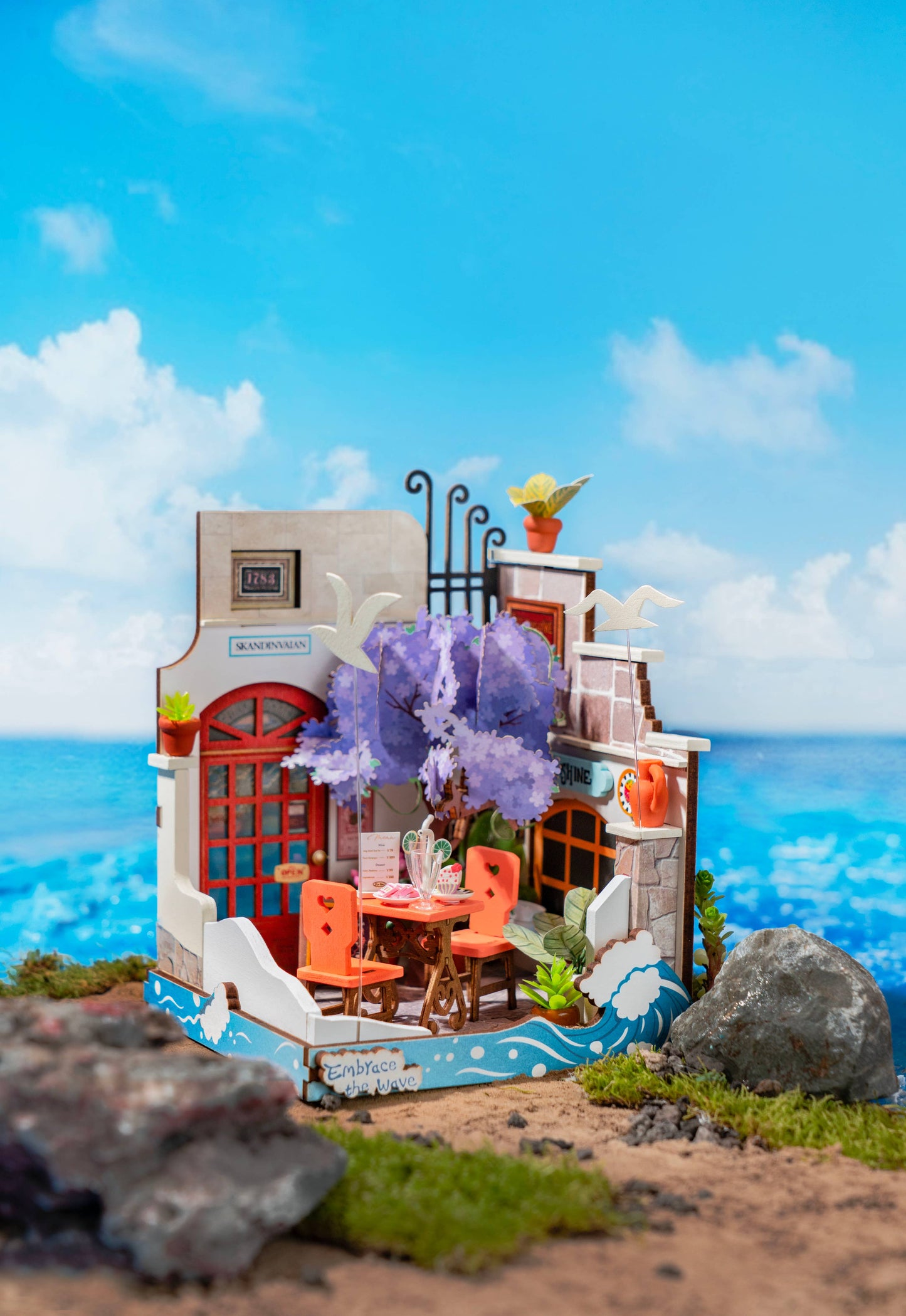 DIY Miniature House Kit: Sea Holiday Restaurant