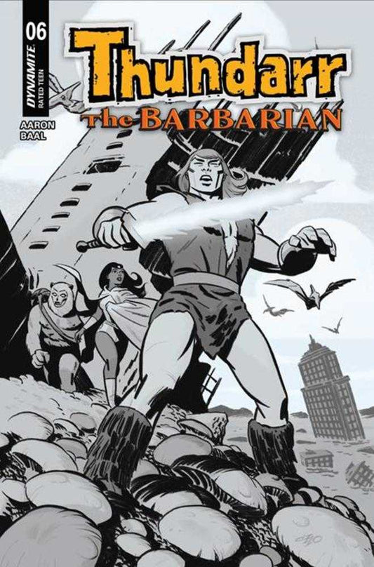 Thundarr The Barbarian #6 Cover F 1 in 10 Michael Cho Line Art Variant