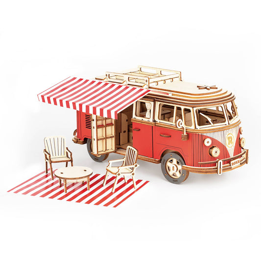 3D Wooden Puzzle: Camper Van
