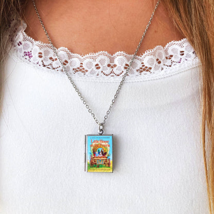 Book Locket Little House on the Prairie: Stainless Steel