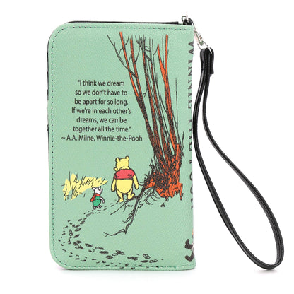 Winnie the Pooh Book Wallet: Green