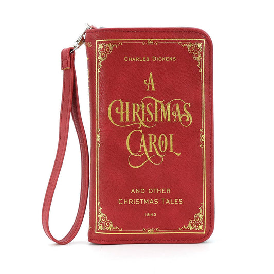 Vintage Cover "A Christmas Carol" Book Wallet Holiday Styles