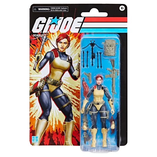 G.I. Joe Classified Series 6-Inch Retro Scarlett Action Figure: