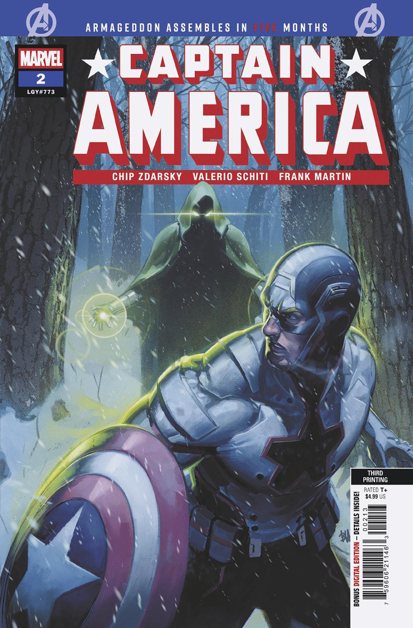 Captain America #2 Ben Harvey 3rd Printin Variant