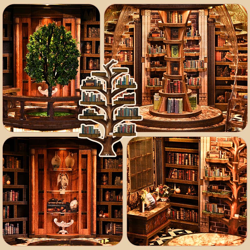 DIY Book Nook Kit: Tree of Knowledge