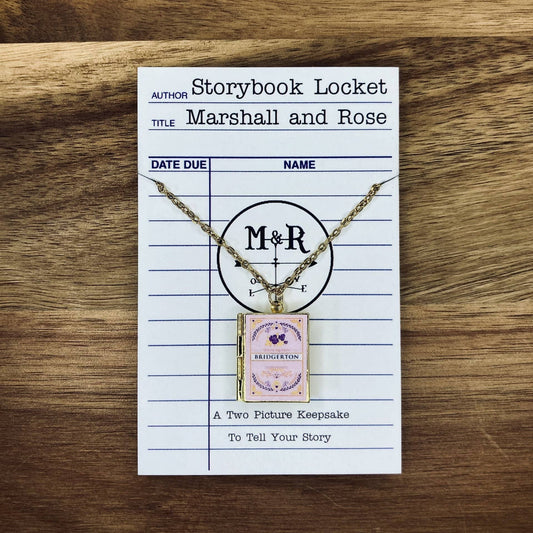 Book Locket Bridgerton: Brass