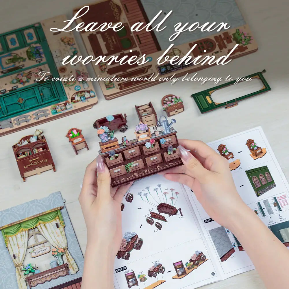 DIY Book Nook Kit: Blossom Florists