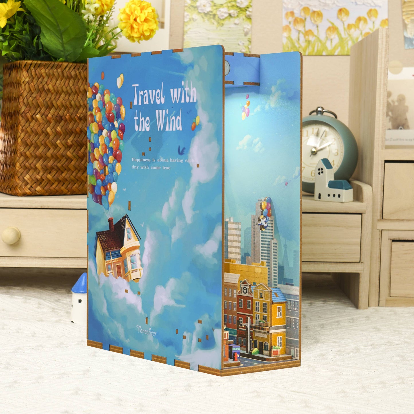 DIY Book Nook Kit: Travel with the Wind