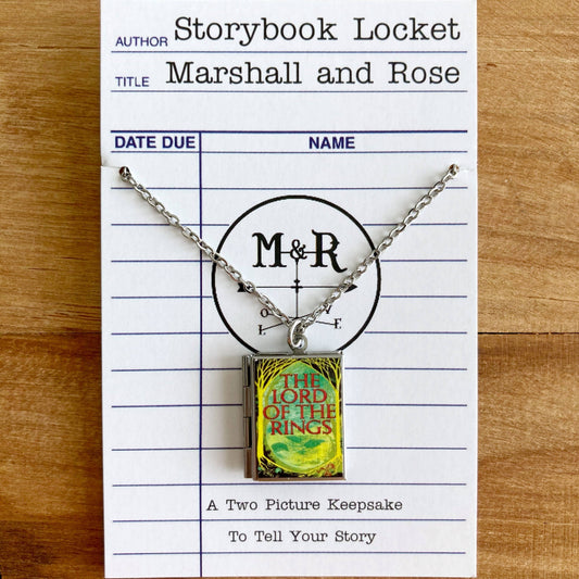 Book Locket The Lord of the Rings - Forest: Stainless Steel