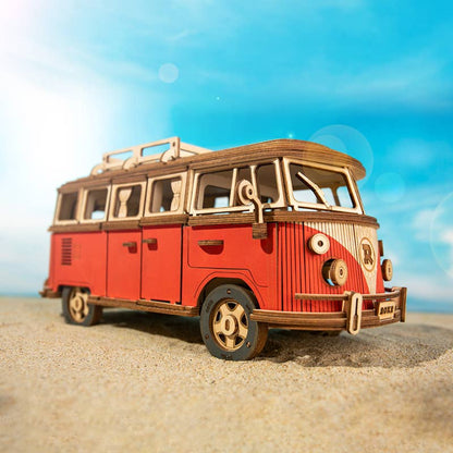 3D Wooden Puzzle: Camper Van