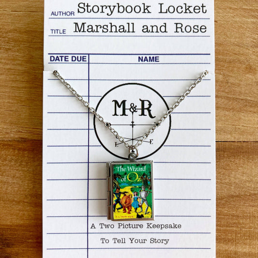 Book Locket The Wizard of Oz: Stainless Steel