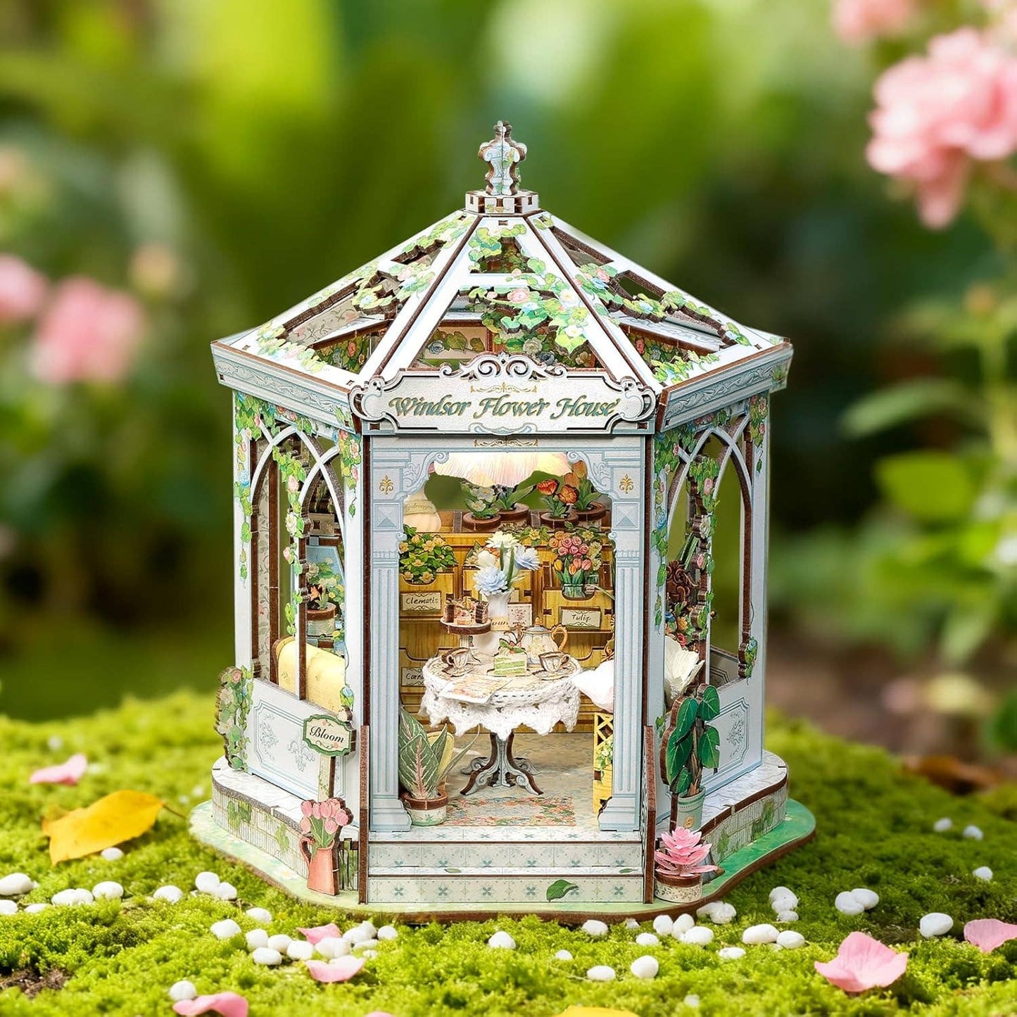 DIY Miniature House Kit: Windsor Flower House