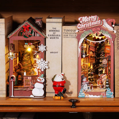 DIY Book Nook Kit: Christmas Indoor Scene