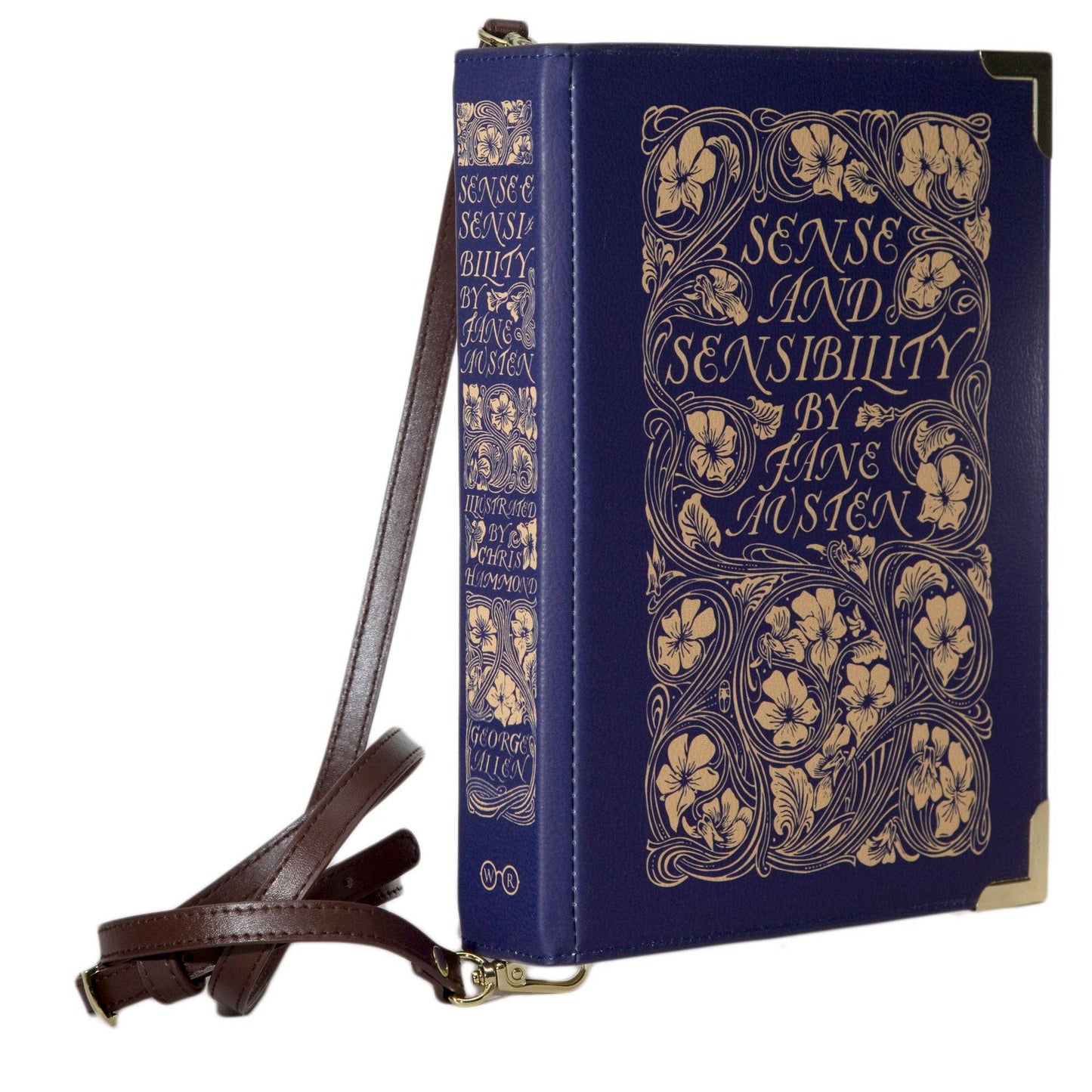 Sense and Sensibility Book Crossbody Handbag Clutch: Small