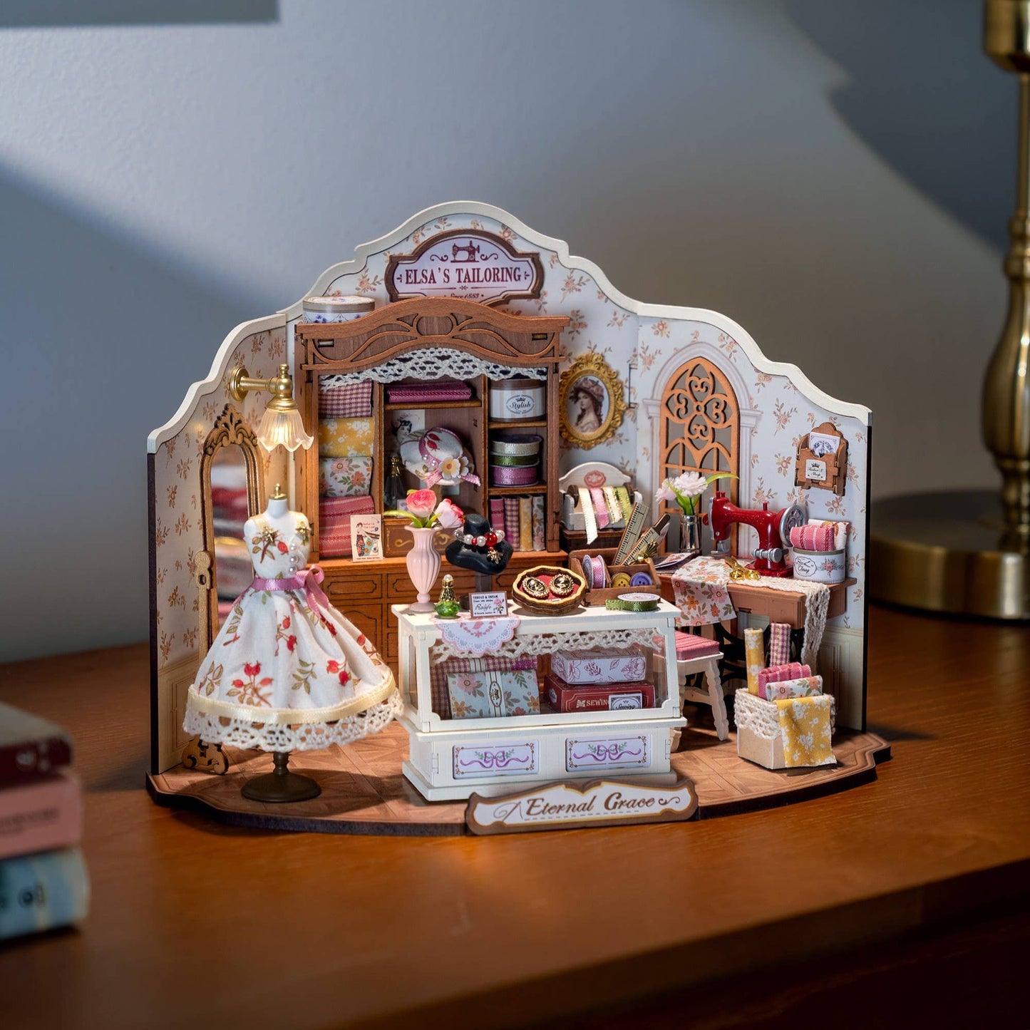 DIY Miniature House Kit: Elsa's Tailoring