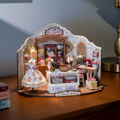 DIY Miniature House Kit: Elsa's Tailoring