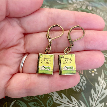 Earrings Book Locket Anne of Green Gables - Home