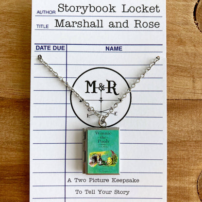Book Locket Winnie-the-Pooh: Stainless Steel