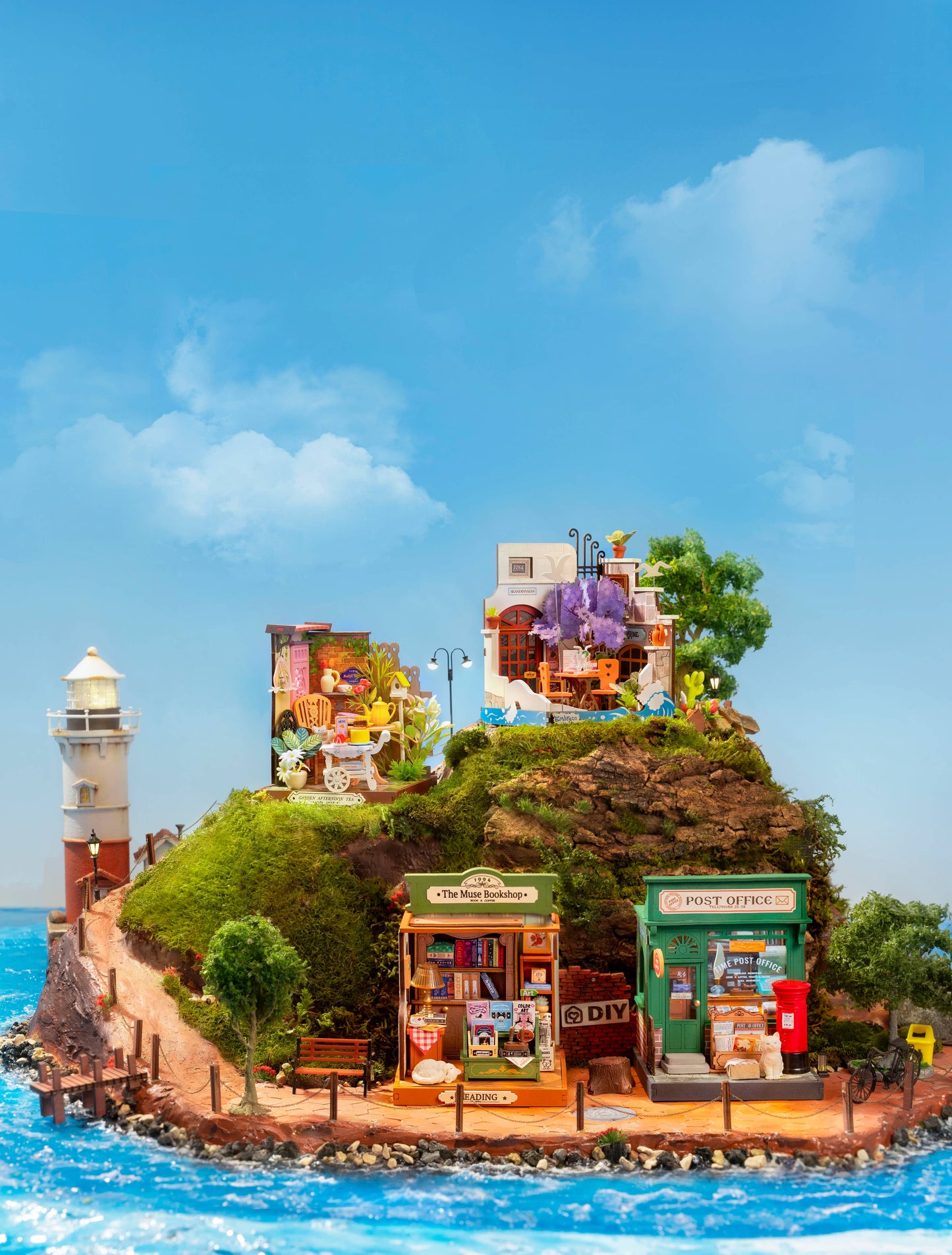 DIY Miniature House Kit: Sea Holiday Restaurant